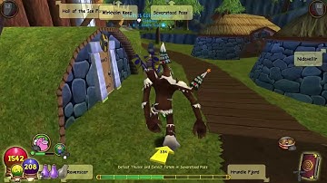 Wizard 101 myth character on console game PS 5 Marleybone