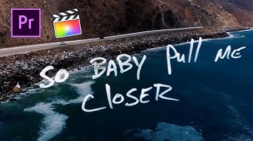 how to make a lyric video like chainsmokers