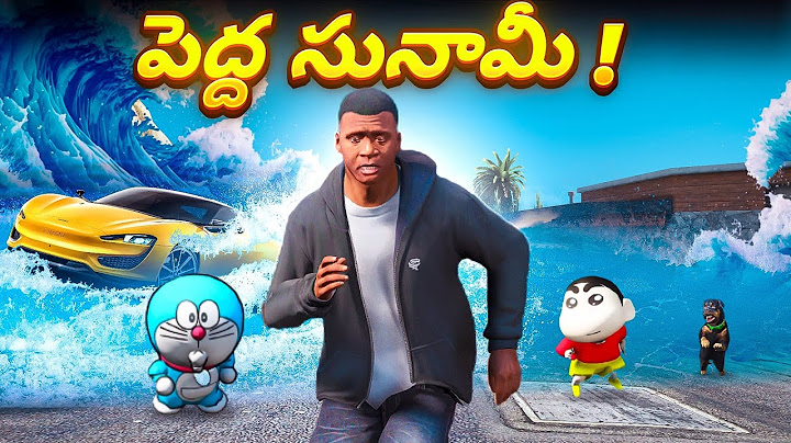 GTA 5 - The End of Los Santos! Shinchan & Franklin & Doraemon Surviving in Biggest Tsunami😨