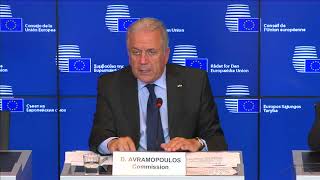 Remarks by Commissioner Avramopoulos following the JHA Council in Luxembourg