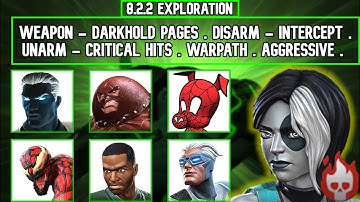 ACT 8.2.2 WEAPON DARK HOLD PAGES. DISARM INTERCEPT. UNARM CRITICAL HITS. WARPATH | DOMINO BOSS