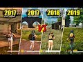 Free Fire - Evolution of the game | 2017, 2018 and 2019 HD