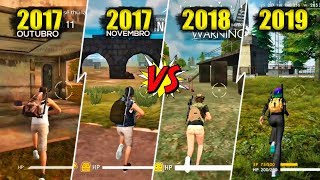 Free Fire - Evolution of the game | 2017, 2018 and 2019 HD