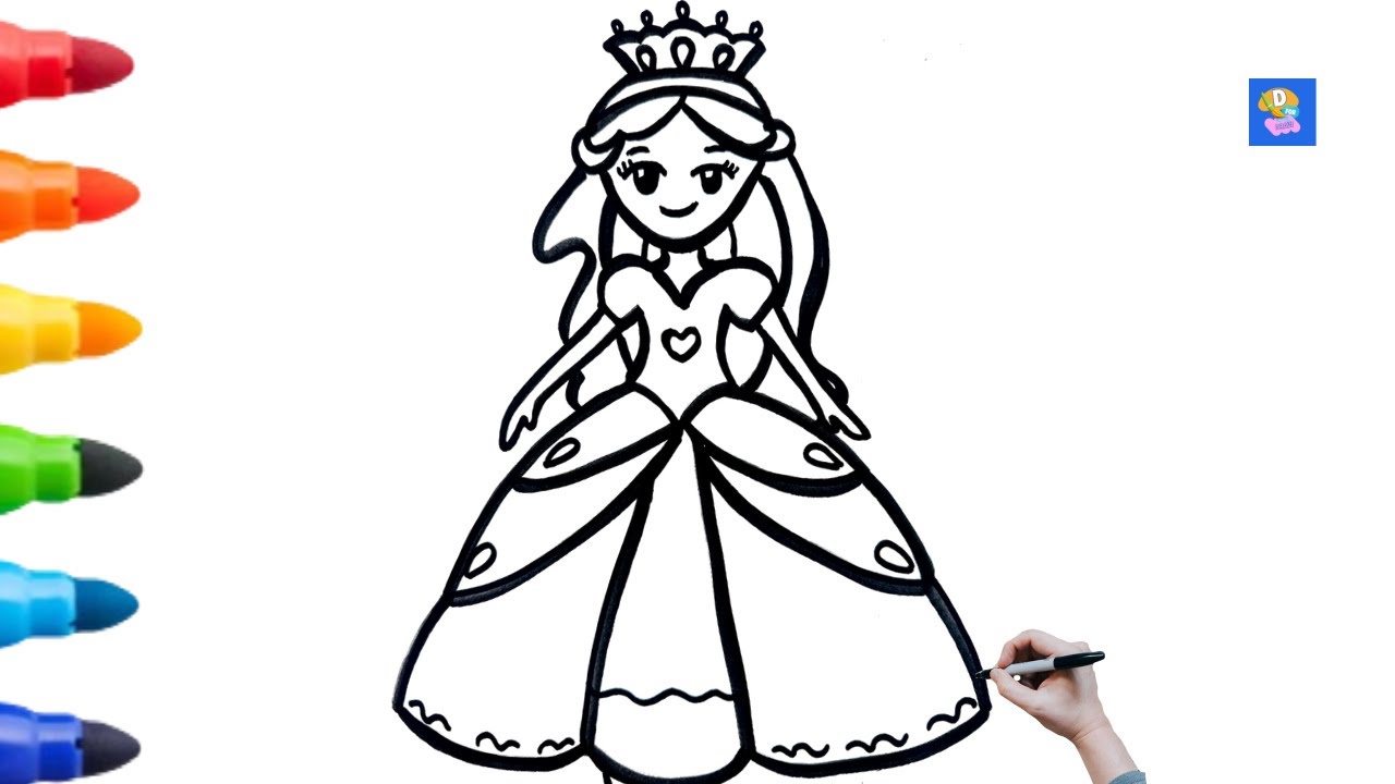 BIG Eyed Princess Drawing Now