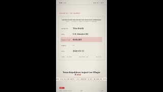 $BRK.B — While Senator Tina Smith was selling Berkshire Hathaway, Texas Republican August Lee…