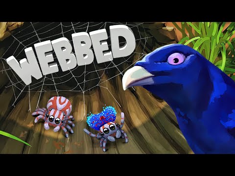 Webbed - Полное прохождение игры о милой паучихе - Все секреты и задания