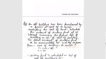 Jayoti Vidyapeeth - Estimation & costing - sinking fund based numerical