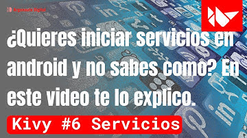 Crear servicios en primer plano o segundo plano en Android con KivyMD y Python.