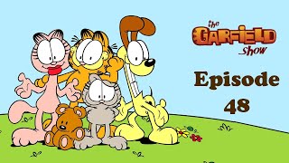 The Garfield Show | ගාර්ෆීල්ඩ් | Episode 48 | Love & Lasagna & True Colors