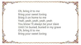 Bobby Womack - Jealous Love Lyrics