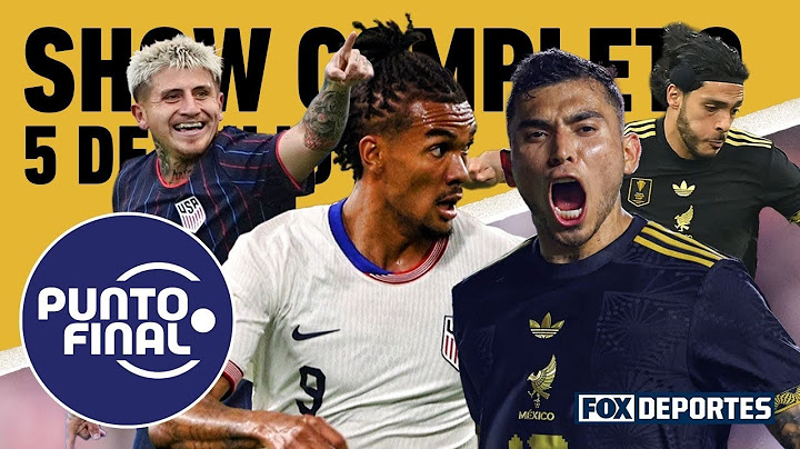 ⚽MÉXICO vs USA: el panorama antes de la gran final de la Copa Oro | Punto Final EN VIVO