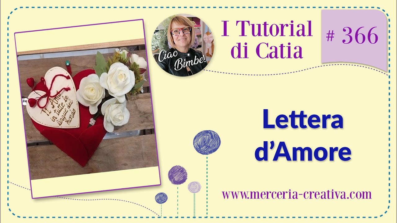 #366 LETTERA D' AMORE TUTORIAL FAI DA TE - YouTube