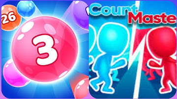 Marble Run 3D Vs Count master 3D 😍🧿😍Satisfying  Big Levels Android iOS Gameplay New  Max levels SDK8