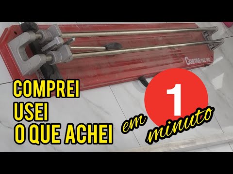 Vídeo: Cortador de azulejos elétrico ou manual: o que escolher?