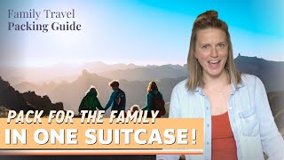 PACKING FOR A FAMILY VACATION - The WHOLE family in one suitcase! ft @heyshayla​ by Tripped Travel Gear 899 views 11 months ago 11 minutes, 38 seconds