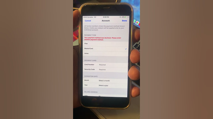 Payment method was declined iphone #shorts