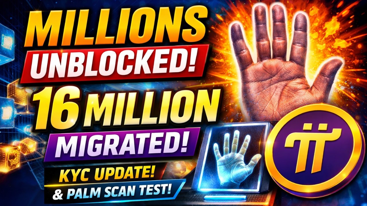 PI NETWORK JUST UNBLOCKED MILLIONS | 16 MILLION MIGRATED + KYC & Palm Scan Update!