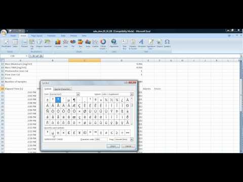 How to make an Excel graph with a DustTrak data file.