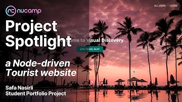 Nucamp Student Portfolio Project | a Node-driven Tourist website