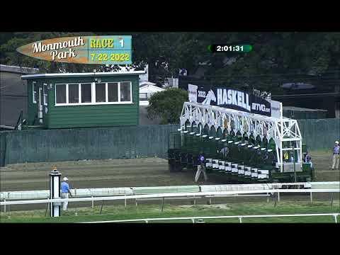 video thumbnail for MONMOUTH PARK 07-22-22 RACE 1