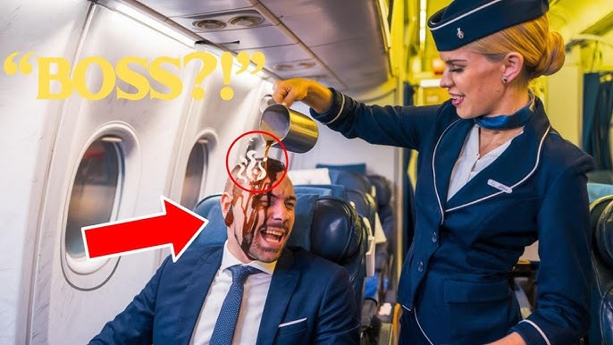 White Air Stewardess Pours Coffee On A Black Passenger's Face, Unaware He's  the CEO of the Airline! - YouTube