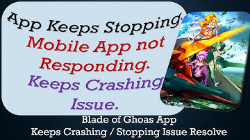 How To Fix Blade of Ghoas App Keeps Stopping | Keeps Crashing Problem | Problem Resolved