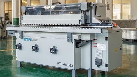 How to make edge sanding more easily in woodworking by DTWMAC edge sanding machine?