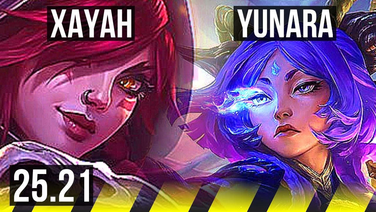 XAYAH & Rakan vs YUNARA & Pyke (ADC) | KR Master | 25.21