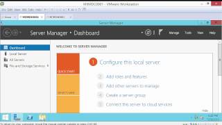 Configuring a Virtual Windows Server 2012 R2 for Active Directory