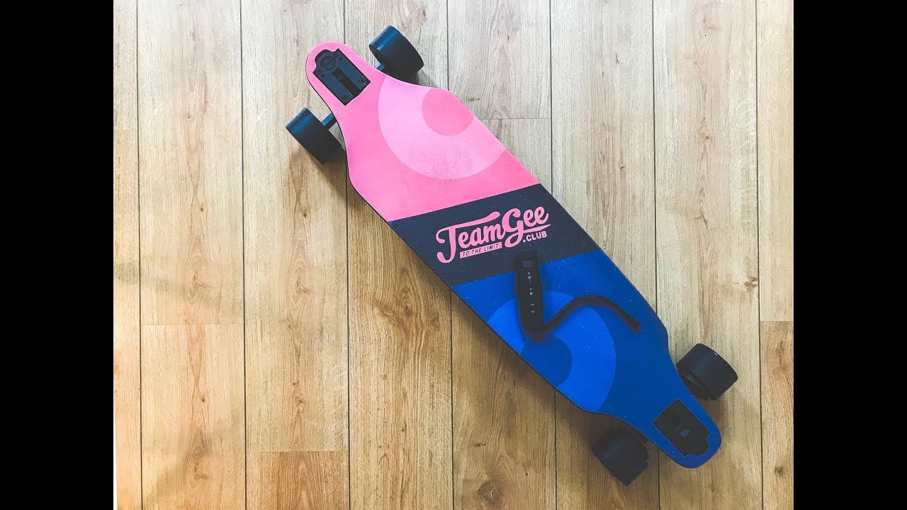 TeamGee H9 Electric Skateboard Unboxing/First ride - YouTube