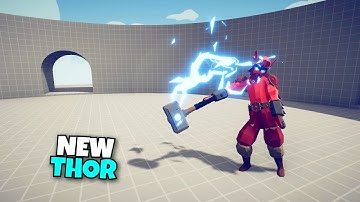 THOR VS EVERY UNITS - Totally Accurate Battle Simulator TABS
