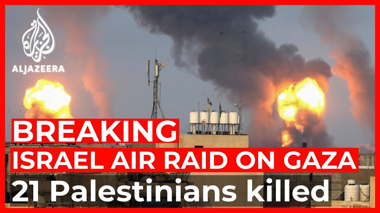 فلسطينيون يزعمون مقتل 21 شخصاً في غارات جوية إسرائيلية على غزة