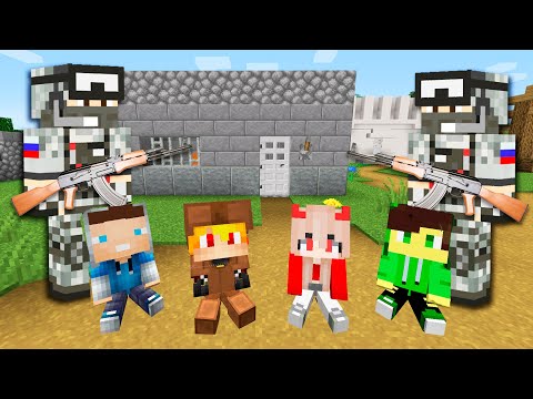 ЗА ЧТО СОЛДАТЫ ПОСАДИЛИ МОИХ ДЕТЕЙ В ТЮРЬМУ В МАЙНКРАФТ ! Алексбой Minecraft