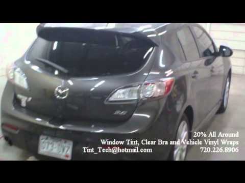 Tint on Mazda 3 - YouTube