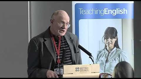 Michael Swan: How to explain grammar (Part 3/6)