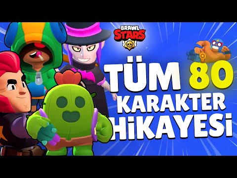 TÜM 80 KARAKTERİN HAYAT HİKAYESİ - Brawl Stars