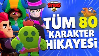 TÜM 80 KARAKTERİN HAYAT HİKAYESİ  Brawl Stars