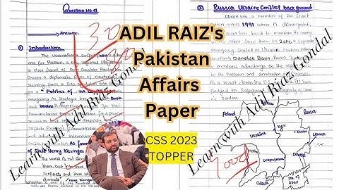 This is How Toppers Solve Pakistan Affairs Paper in CSS | How to get 80 marks in PA - CSSTROLOGY