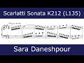 Domenico Scarlatti - Sonata in A major K212 (Sara Daneshpour)