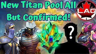 New Titan Pool Batch Revealed! These 6 Champions All But Confirmed! 7-Star Titan Crystal! - MCOC