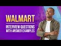 Walmart Interview Questions and Answer Examples