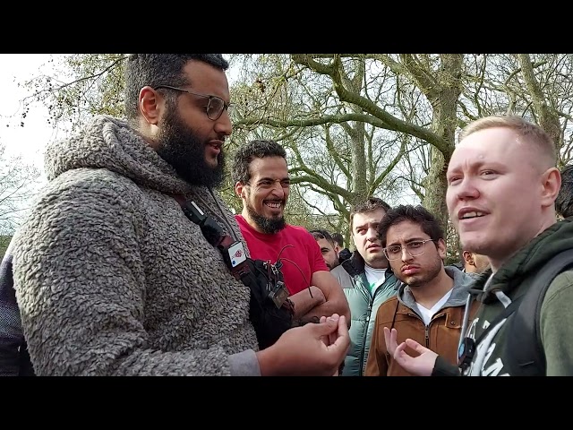 P1 Preservation Of The Quran! Muhammad Hijab and Chris Speakers Corner class=