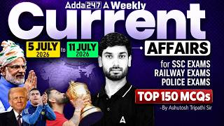 Weekly Current Affairs 2026 | Top 150 MCQs | By Ashutosh Tripathi