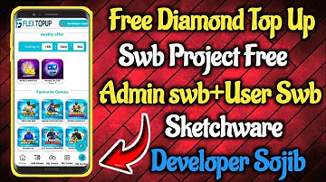 How To Make Free Fire Diamond Top Up App | Free Swb Project sketchware | Developer Sojib