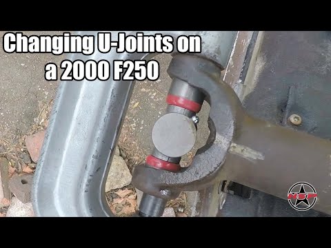 Changing U-Joints on a 2000 Ford F250 Front Drive Shaft! - YouTube