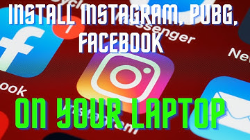 install whatsapp, instagram, pubg on your computer system: BLUESTACK