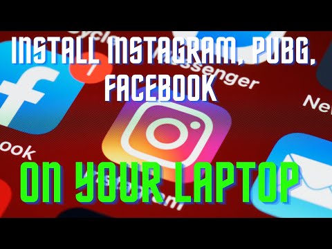 install whatsapp, instagram, pubg on your computer system: BLUESTACK