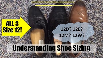 How to size shoe lengths and widths