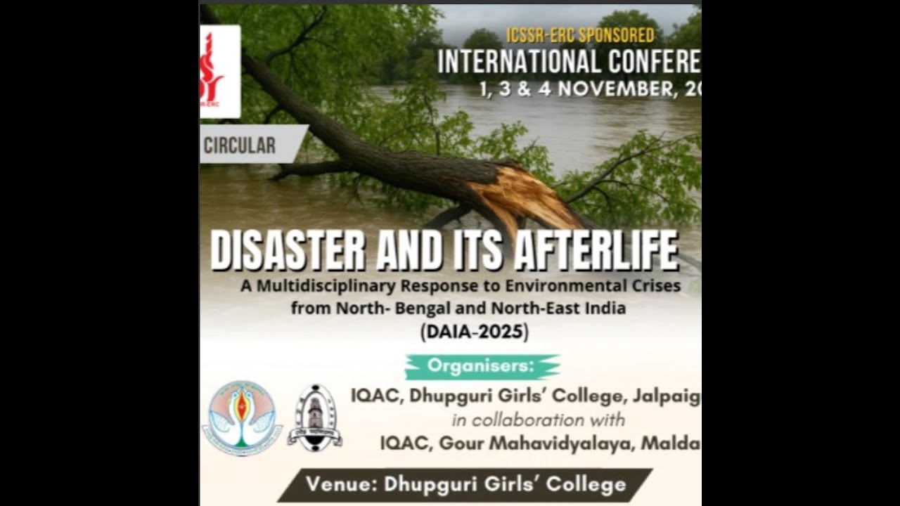 DISASTER AND ITS AFTERLIFE (DAIA-2025)