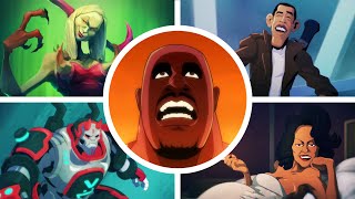 Shaq Fu A Legend Reborn + Barack Fu - All Bosses + Endings screenshot 5